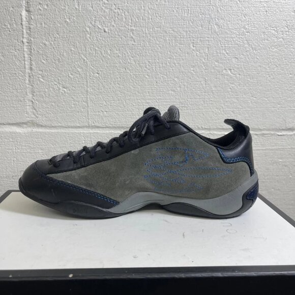 Piloti Thirty Two Driving Shoes Grey Black Suede Leather Sneakers Men's 8.5 US - Picture 5 of 13